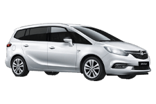 Car Hire Harrow - Vauxhall Zafira 5 + 2 - Minibus hire Harrow